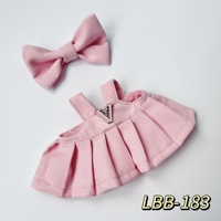 Vêtements pour bébés Labubu Habillage de poupée mignon de 17cm Labubu-Ensemble de vêtements en peluche jupe de deuxième et troisième génération