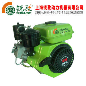 Moteur diesel monocylindre 168cc 170cc quatre temps 4 CV refroidi par air à piston alternatif à démarrage au pied pour engins de construction - Product Image 5