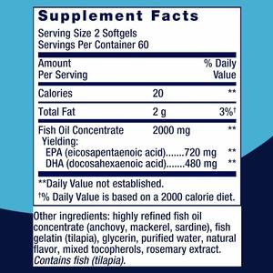 OEM EPA DHA Fischöl-Softgelkapseln zur Unterstützung der Herz-, Gehirn- und Gelenkgesundheit bei Erwachsenen, 120 Stück <span class=keywords><strong>Omega</strong></span>-<span class=keywords><strong>3</strong></span>-Fettsäuren - Product Image 3