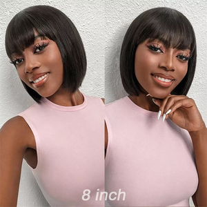 <span class=keywords><strong>Pelucas</strong></span> de Cabello Humano Brasileño <span class=keywords><strong>Baratas</strong></span>, <span class=keywords><strong>Pelucas</strong></span> Cortas Bob con Frente de Encaje para Mujeres Negras, <span class=keywords><strong>Pelucas</strong></span> Frontales de Encaje HD al por Mayor - Product Image 2
