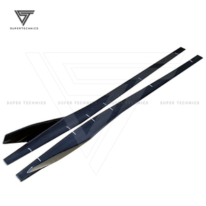 Minigonne laterali in fibra di carbonio stile Supertechnics per Lambo Gallardo 2004-2007 - Product Image 1