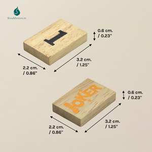 Match & Run : Wooden Number Tile Rummy Style Game Match Run Sliding Track Fast Matching Family Board Game Educational Toy - Product Image 3