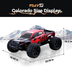 Coche RC Profesional con Licencia Oficial FMS FMT10 <span class=keywords><strong>1</strong></span>/10 4WD, Chasis Metálico, Torre de Amortiguadores CNC, <span class=keywords><strong>3</strong></span> Diferenciales, Truggy Eléctrico sin Escobillas - Product Image 4