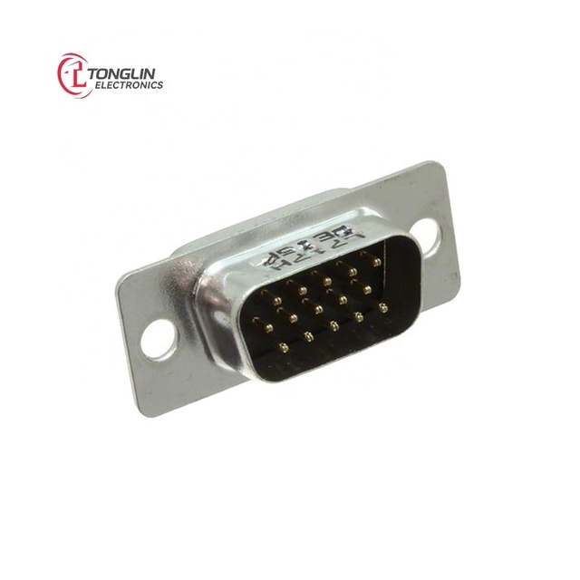 Accessory L717HDE15P 15 Position D-Sub High Density Plug Male Pins HD Connector Assemblies L717H-DE15P Free Hanging In-Line