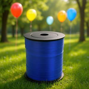 Cinta Azul Oscuro Mate para Decoración de Fiestas, 500m, Tamaño Personalizado para Globos Decorativos - Product Image 2