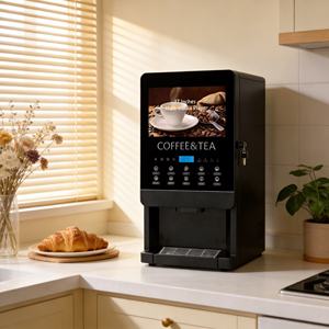 Versatile 10 Smart Buttons 9 Drink Choices LCD Advertising Koffieautomaat <b>Coffee</b> Vending <b>Machine</b> for Offices - Product Image 3