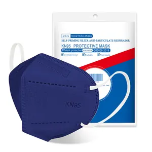 Máscara respiradora kn95 personalizada, mascarilla facial transpirable de 5 capas con correas elásticas para las orejas, gran oferta