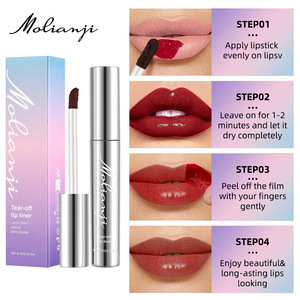 Delineador de Labios Desprendible Personalizado al por Mayor 2026 - Fácil de Despegar sin Residuos, Contorno Preciso de Labios, Color Duradero, No se Desvanece - Product Image 5