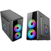 OEM M-ATX Mid Tower Computer Case PC Cabinet Custom Desktop Computer Cases Towers Gaming Casing PC Chassis