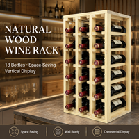 Système de cave à vin modulaire en bois, grande solution de stockage pour bar à domicile, villa, restaurant, hôtel, projet