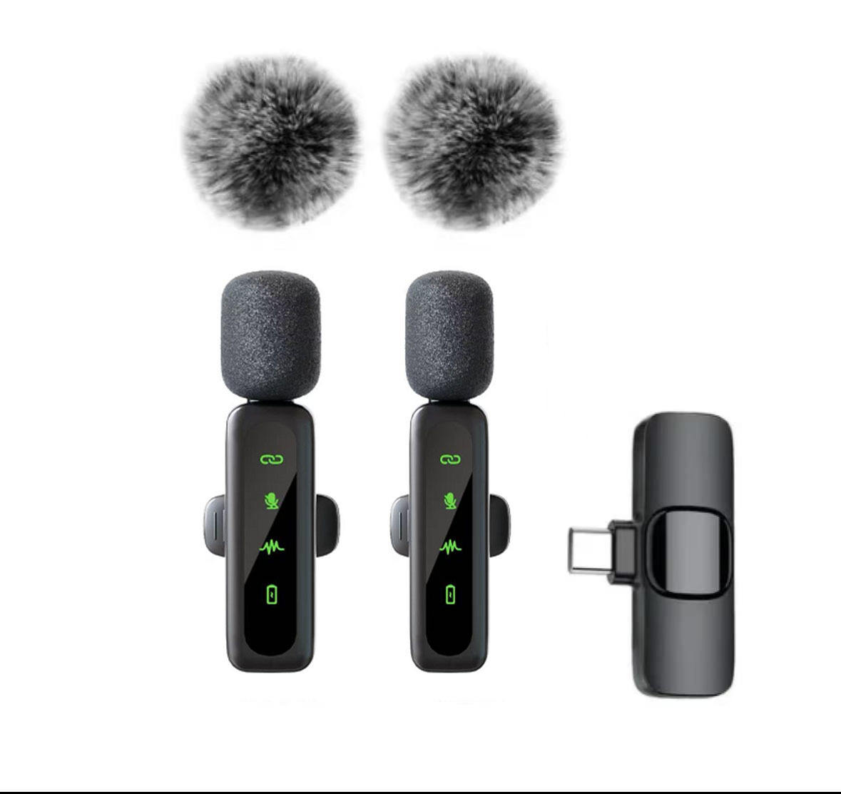 One-to-two type-c wind shield