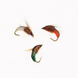 Hameçon mouche nymphe 8 #10 #12 #14 # pêche à la mouche route crochet sous-poil appât bionique appât faux insecte appât perche poisson Mandarin - Product Image 2