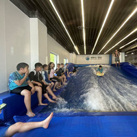 Machine de surf portable monocanal ASNL-1002 de bonne qualité, machine de surf pour piscine, planche à roulettes pour surfeur