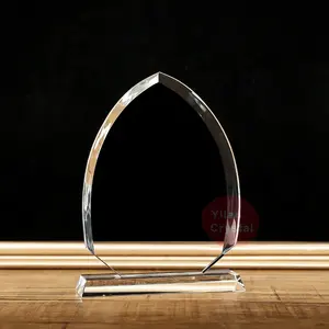 Nieuwe Stijlvolle Design Ovale Blanco Victoria Crystal Award Trofee Voor Ondernemers Promotie Geschenken