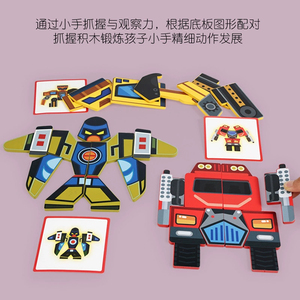 ของเล่นตัวต่อไม้ 3 <span class=keywords><strong>มิติ</strong></span> <span class=keywords><strong>รูป</strong></span>ทรงเรขาคณิต แบบประกอบชั้นๆ สำหรับเด็ก - Product Image 6
