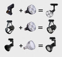 Focos Spot Light 15/25/45/60 Degrés Par30 Led 6500k Court Long Cou Led Dimmable E27 Par 30 Par38 Ampoules