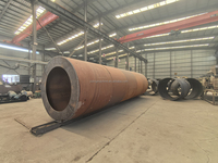 Séchoir rotatif industriel haute efficacité, résistant à l'usure, à tambour rotatif, machine de séchage à air chaud continu avec engrenage