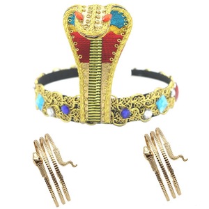 <span class=keywords><strong>Diadema</strong></span> Elástica con Serpiente, Accesorio de Disfraz de <span class=keywords><strong>Cleopatra</strong></span> Egipcia - Product Image 2