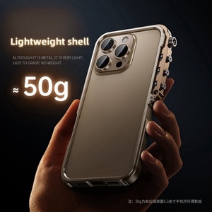 Hot Trend Marco <span class=keywords><strong>de</strong></span> aluminio Funda <span class=keywords><strong>de</strong></span> teléfono <span class=keywords><strong>de</strong></span> lujo para <span class=keywords><strong>iPhone</strong></span> 16 Diseño antisísmico Disipación <span class=keywords><strong>de</strong></span> calor para <span class=keywords><strong>Amazon</strong></span> Exclusivo Sin soporte - Product Image 5