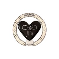 Support de bureau magnétique noir et blanc en forme de perle pour téléphone portable à aimant puissant, télescopique et portable