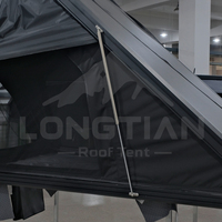 Tente de toit rigide en aluminium en forme de T - 18 cm de large, 150 cm de hauteur, auvent en forme de T, imperméable et légère