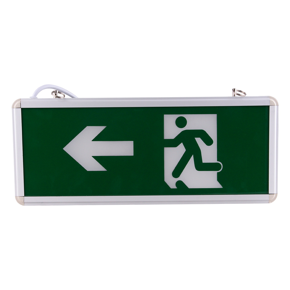 Double Side Wall Mounted Hanging LED Exit Sign Emergency Light