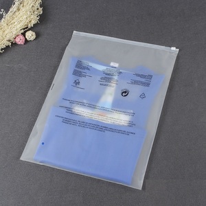 Túi Nhựa Khóa Kéo Quần Áo Mờ Tùy Chỉnh Túi Khóa Kéo Đóng Gói Quần Áo Áo Áo Thun Có Thể Khóa Lại Logo In - Product Image 2