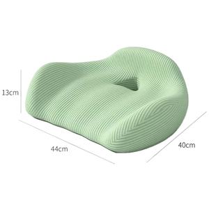 وسادة كرسي مكتب من الفوم الذاكر، دعم قطني مريح، وسادة مقعد متنفسة مضادة للانزلاق لجميع المواسم، للاستخدام في المنزل والسيارة والمكتب - Product Image 6