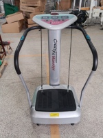 Machine d'exercice de gymnastique Super Crazy Fit de haute qualité avec technologie électromagnétique de plaque de vibration électrique d'affichage de console mince