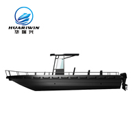 7.2M HDPE Rescue Boat CE Approuvé Anti-Wave Design pour 10 personnes Léger 100% Recyclable pour les opérations sur les lacs côtiers