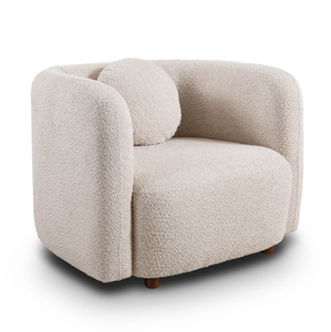 Fauteuil d'appoint moderne de luxe en velours, design ergonomique, mobilier de salon, chaise longue en bois, chaise individuelle - Product Image 2