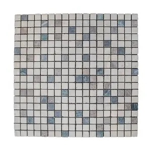 Asian hexagon marble mosaic pool tiles