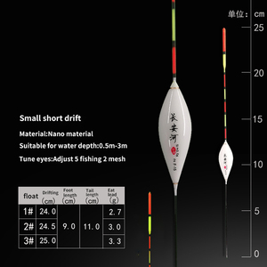 3pcs Abs <strong>Plastic</strong> Inshore Bullet Shaped Unpainted Lures Fishing Water Buoy Floating <strong>Float</strong> With Wing - Product Image 6