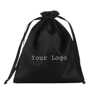 Custom printed recycled organic cotton canvas drawstring shoe dust bag with logo, dustbag for handbag and Clothes to receive