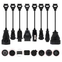 Juego de Cables 8 en 1 para Camiones, Adaptador OBD2 Multidiag TCS 150e CDP, Cable de Herramienta de Diagnóstico Completo