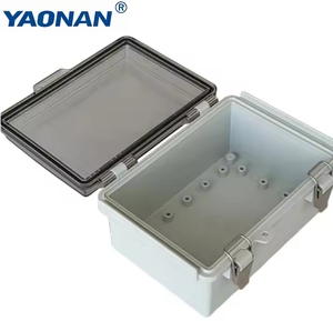Boîtier de distribution étanche IP66 en ABS avec loquets en acier inoxydable et couvercle transparent en <span class=keywords><strong>PC</strong></span> pour extérieur, faible tension, facile à installer - Product Image 5