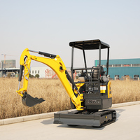Mini-excavatrice Shantui 17SR EPA Euro 5, nouvelle excavatrice sur chenilles