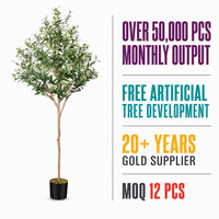 Arbre d'olivier artificiel, plante en pot artificielle, feuillage naturel, décoration intérieure, bureau, hall, hôtel, projet OEM sur mesure, vente en gros