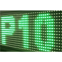 Modules LED verts monocouleur haute luminosité P10mm 320x160mm pour panneau de signalisation LED, écran à texte/message défilant