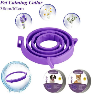2024 Pet Dog Calming Collar Necklace Anxiety Stress Reduction Pacify Soothing Adjustable Waterproof Cats Dogs Supplies 62/38CM - Product Image 5