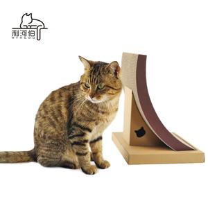 Yüksek kalite Modern stil oluklu kedi ağaçları <span class=keywords><strong>Scratcher</strong></span> karton ambalaj içinde interaktif kağıt oyuncak - Product Image 1