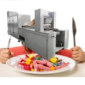 Machine de fabrication de bonbons en gelée JYJ-80 entièrement automatique, petite machine de fabrication de bonbons sans sucre