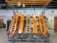 Machine à fabriquer des palettes en bois automatique avec encocheur pour palettes Euro