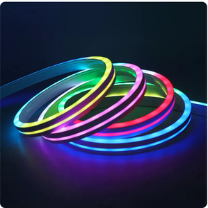 Luz LED de Neón de 12V CC con Cambio de Color, 8x16mm, IP67 Impermeable, Paquete de 5M para Letreros Publicitarios de Tiendas - Product Image 1