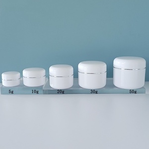 Envases cosméticos de maquillaje recargables CALIENTE 5G 10G 20G 30g 50g 100G 200g Frasco de crema de plástico de pared gruesa - Product Image 3