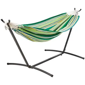 Star Leisure, оптовая продажа, портативный свободно стоячий гамак-стул, двойная подставка для гамака