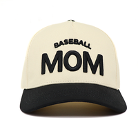 Gorra de Béisbol Premium de Dos Tonos con Bordado 3D en Relieve, Gorra de Béisbol Estructurada de Algodón, Gorra Deportiva Informal para Uso Diario