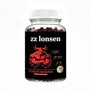 Gummies de vitalité botanique pour hommes, marque privée personnalisée, 60 unités, complexe Shilajit, Maca, Ashwagandha, Ginseng pour la vitalité physique quotidienne - Product Image 5