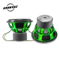 Caisson de basses audio professionnel 18 pouces RMS 5000W panier en aluminium haute puissance 4 pouces BAVC voiture Midbass subwoofer haut-parleur 0518A CA
