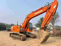 Excavatrice Doosan DX225LCA d'occasion, 22,5 tonnes, peinture d'origine Corée, moteur, engrenage, pompe, roulement, modèle 2021, prête à être expédiée